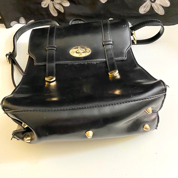 Leather mini backpack - Picture 5 of 7